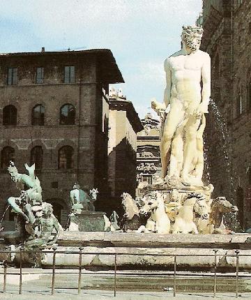 Italská Florencie - Fontána Neptuna